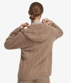 Felpa trecce in Cashmere Ultrasoft