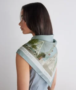 Foulard città in seta