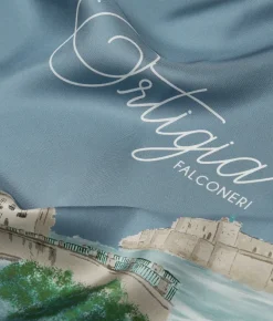 Foulard città in seta