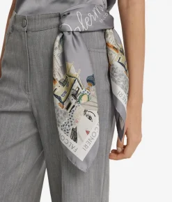Foulard città in seta