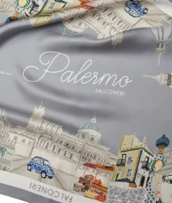 Foulard città in seta