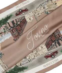 Foulard città in seta