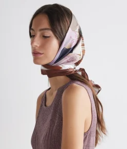 Foulard città in seta