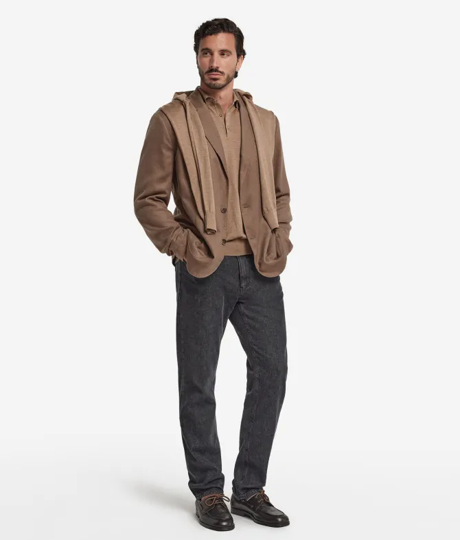 Giacca in cashmere e seta