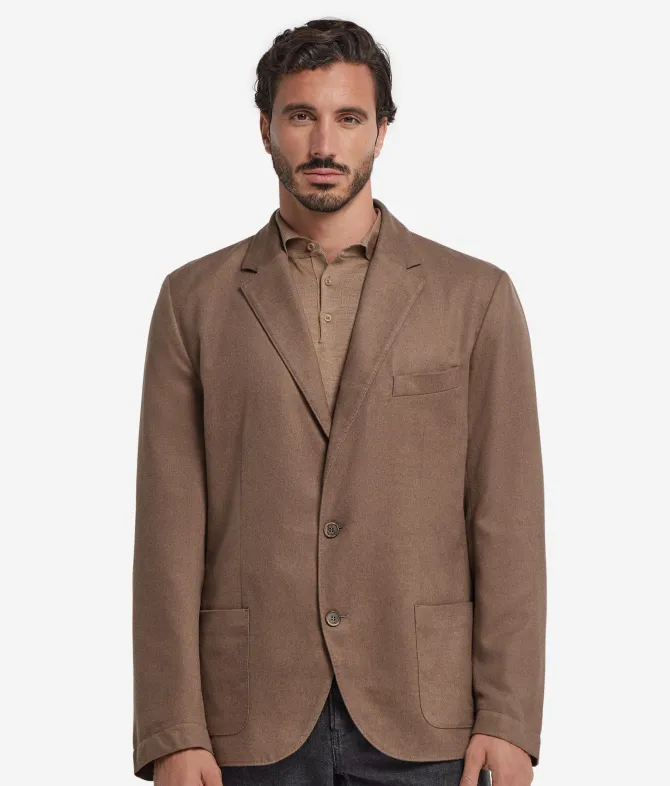 Giacca in cashmere e seta