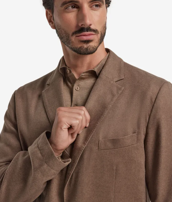 Giacca in cashmere e seta