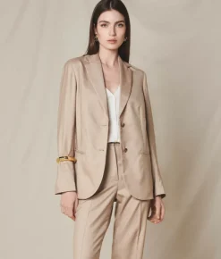 Giacca in cashmere e seta