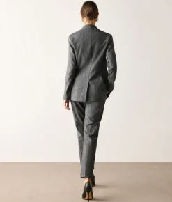 Giacca in cotone effetto denim