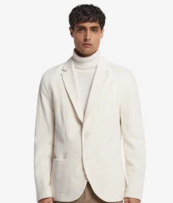 Giacca in velluto di lana e cashmere
