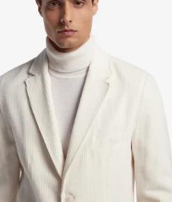 Giacca in velluto di lana e cashmere