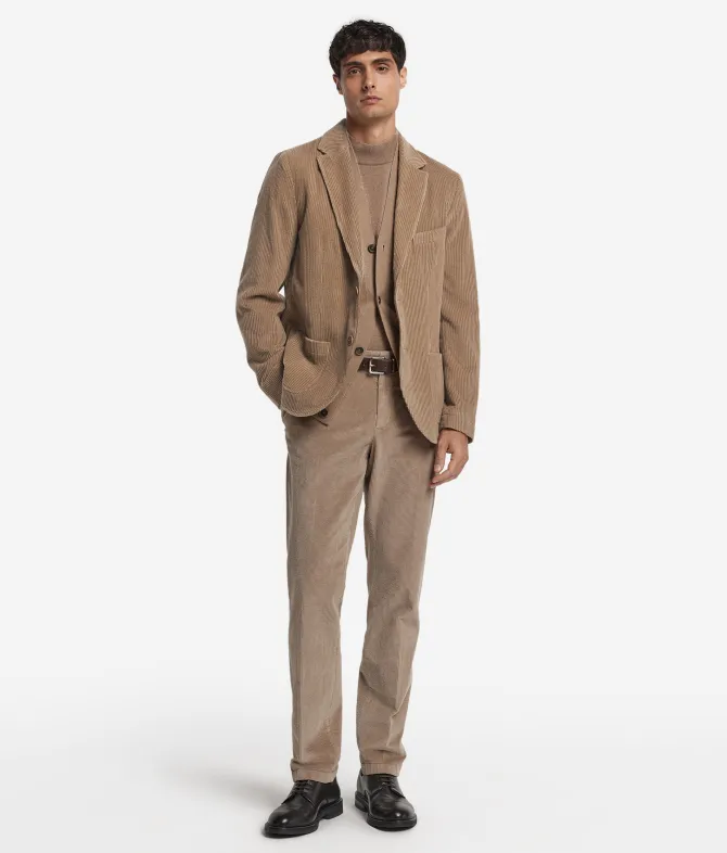 Giacca in velluto di lana e cashmere