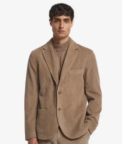 Giacca in velluto di lana e cashmere