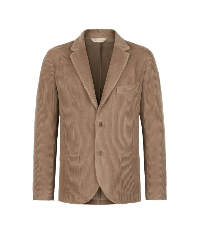 Giacca in velluto di lana e cashmere