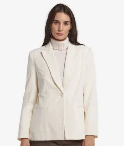 Giacca in velluto di lana e cashmere