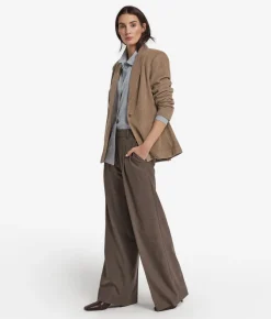 Giacca in velluto di lana e cashmere