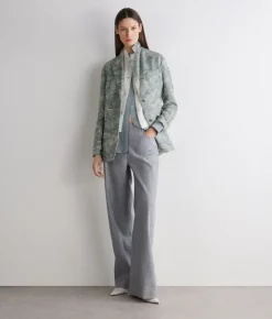 Giacca jacquard in cotone