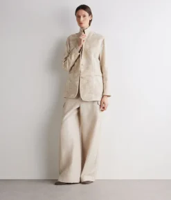 Giacca jacquard in cotone