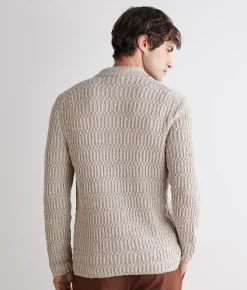 Giacca punto mosso in cotone