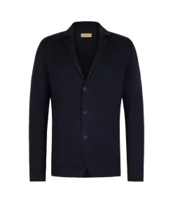 Giacca punto stoffa in lino cotone