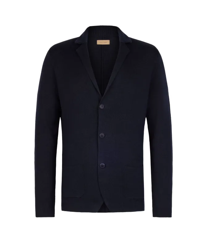 Giacca punto stoffa in lino cotone