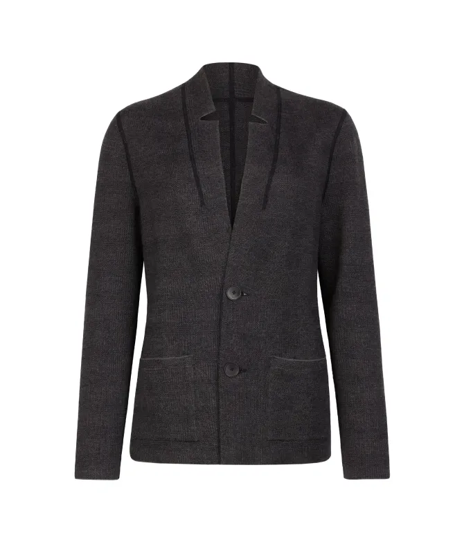 Giacca reversibile in Cashmere Ultrafine e cotone