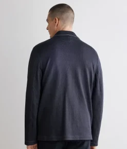 Giacca reversibile in cotone lino