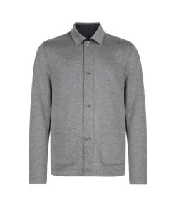 Giacca reversibile in cotone lino