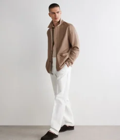 Giacca reversibile in cotone lino