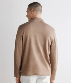 Giacca reversibile in cotone lino