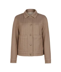 Giacca reversibile in cotone spinato