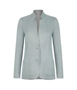 Giacca reversibile in lino e cotone
