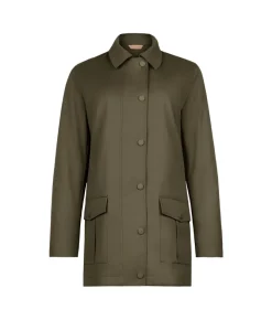 Giacca tecnica in cotone e cashmere
