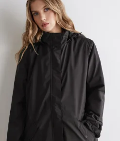 Giacca tecnica lunga con coulisse