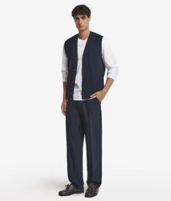 Gilet a coste in Cashmere Ultrasoft