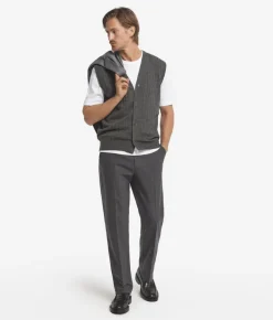 Gilet a coste in Cashmere Ultrasoft