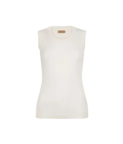 Gilet a costina in Cashmere Ultrafine