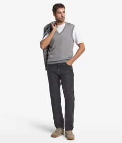 Gilet con scollo a V in Cashmere Ultrafine