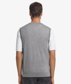 Gilet con scollo a V in Cashmere Ultrafine