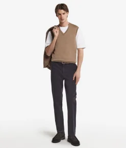 Gilet con scollo a V in Cashmere Ultrafine