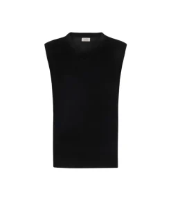 Gilet con scollo a V in Cashmere Ultrafine