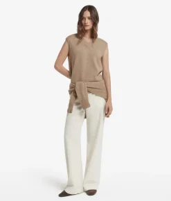 Gilet in Cashmere Undyed Ultrasoft