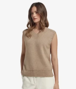 Gilet in Cashmere Undyed Ultrasoft