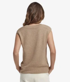 Gilet in Cashmere Undyed Ultrasoft