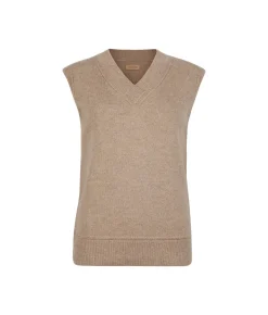 Gilet in Cashmere Undyed Ultrasoft