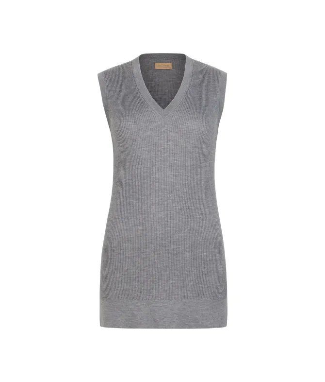 Gilet yoga in cashmere