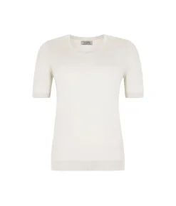 Girocollo a maniche corte in Cashmere Ultrafine
