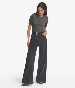 Girocollo a maniche corte in Cashmere Ultrafine