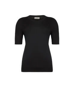 Girocollo a maniche corte in Cashmere Ultrafine