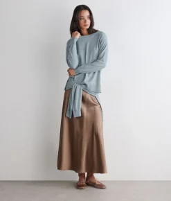 Girocollo con spacchi in Cashmere Ultrafine