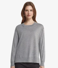Girocollo con spacchi in Cashmere Ultrafine